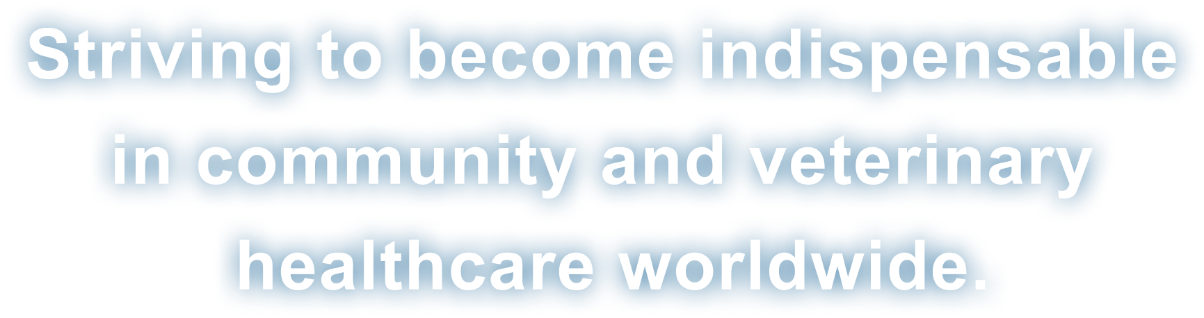 Small Machine, Big Advantage. Bringing essential care to communities and veterinary medicine worldwide.