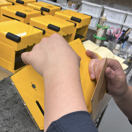 X線装置の製造作業
